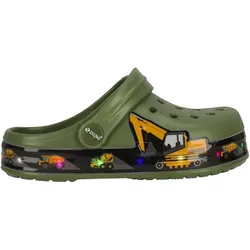ZigZag Runix Closed Leuchtsandalen Kinder 3232 - loden green 30