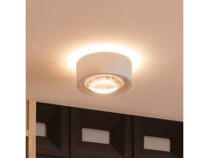 Rotari LED-Deckenlampe, Linse, 2-flg. starr - Arcchio - Wohnzimmer - Modern - Metall - Rund