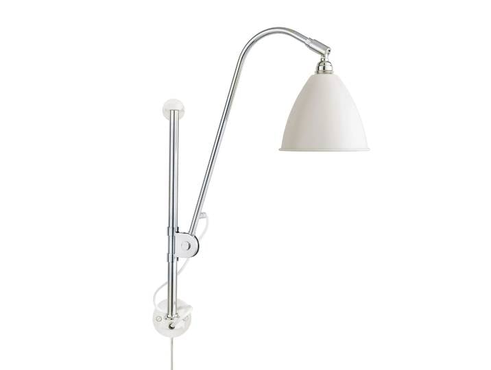 GUBI Bestlite BL5 Wandleuchte Matt weiß / Chrom
