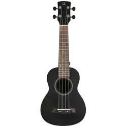 Cascha HH 3969 EN Schwarze Sopran-Ukulele (Soprano), Ukulele, Schwarz
