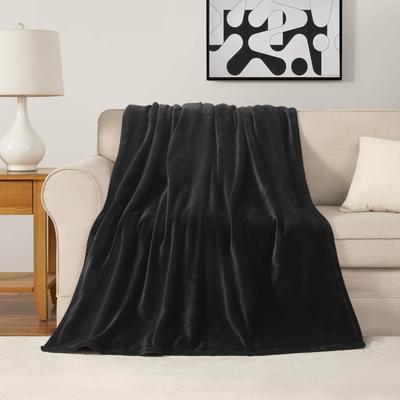 The Sheet Lab Solid Plush Throw Blankets