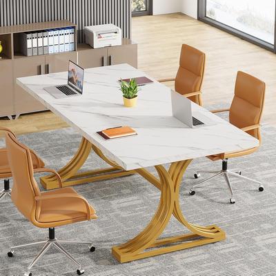OEM 5FT Conference Table, Modern Meeting Table for Home Office Conference Room