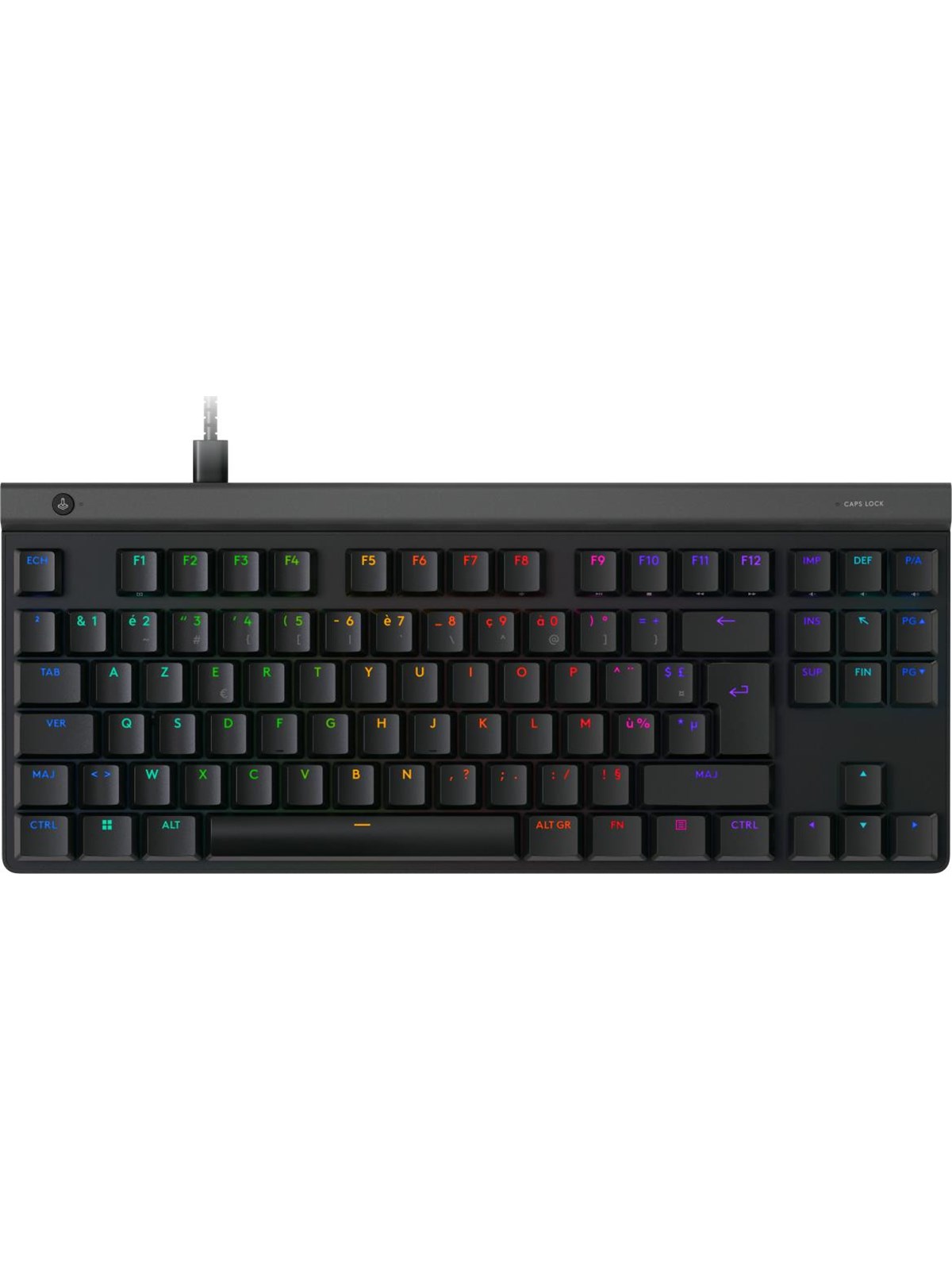 Logitech G515 TKL - Tactile - Gaming Tastatur (TKL) - 80% - Französisch - Schwarz