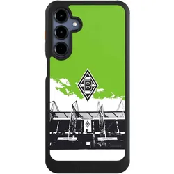 Nivocase Hülle für Samsung Galaxy A16 5G Handyhülle NIVOcore Case Schwarz Borussia Mönchengladbach (Samsung Galaxy A16 5G), Smartphone Hülle, Schwarz