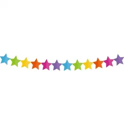 Papier Girlande Sterne