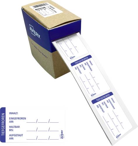 Avery-Zweckform ETICOLD.DE Tiefkühl-Etiketten 65 x 35mm Papier Weiß 1 St. Permanent haftend Handbeschriftung