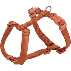 Trixie *Premium H-harness, L: 60–87 cm/25 mm, rust (L, Hund, Spazieren), Halsband + Leine
