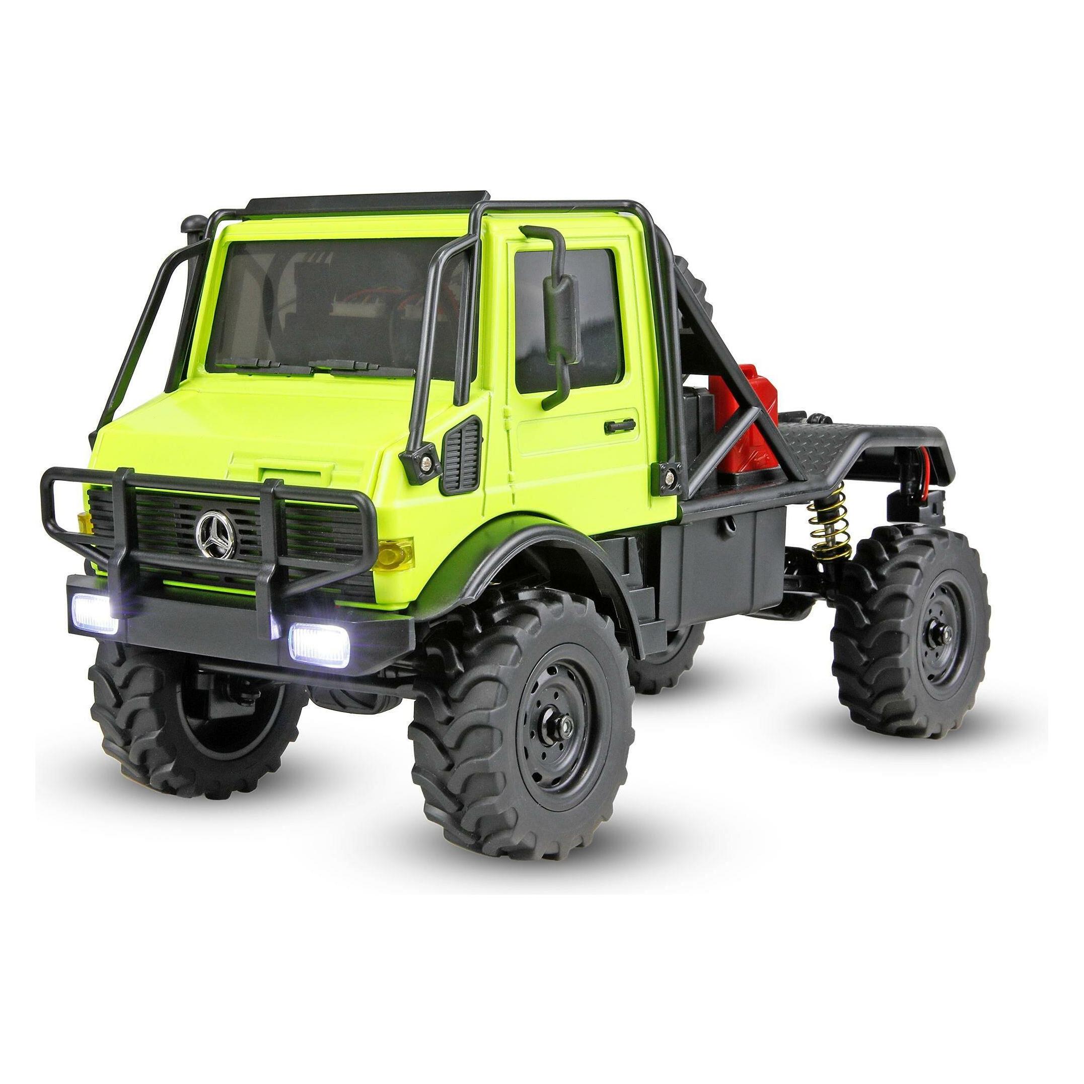 Amewi Mercedes-Benz Unimog U4000 Scale Crawler 4WD 1:18 RTR grün (RTR Ready-to-Run) (22767)