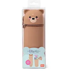 Legami 2in1 Silicone Federmäppchen Teddy Bear