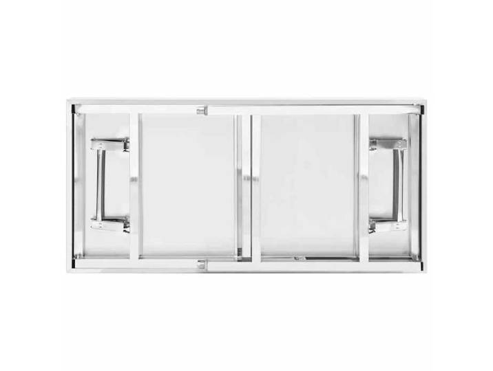 Nouveauté Plan de travail cuisine - LIYUET - Table de travail pliable de cuisine - 120x60x80 cm - Inox 71744