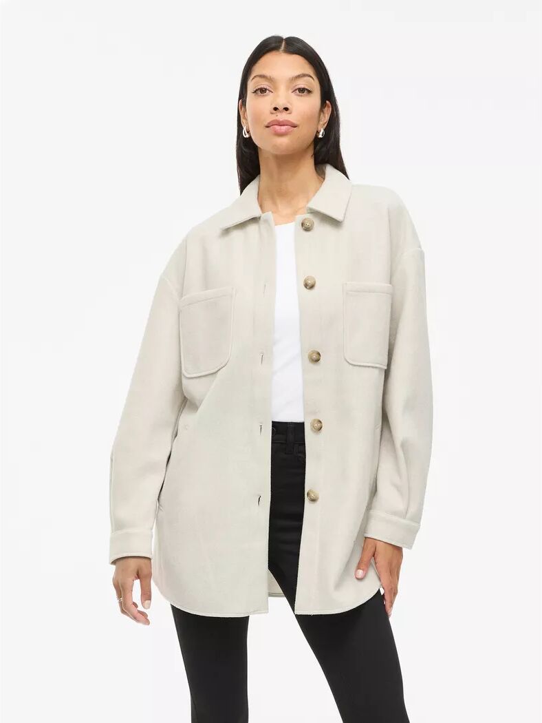VILA - Overshirt, für Damen, Nature, Größe S