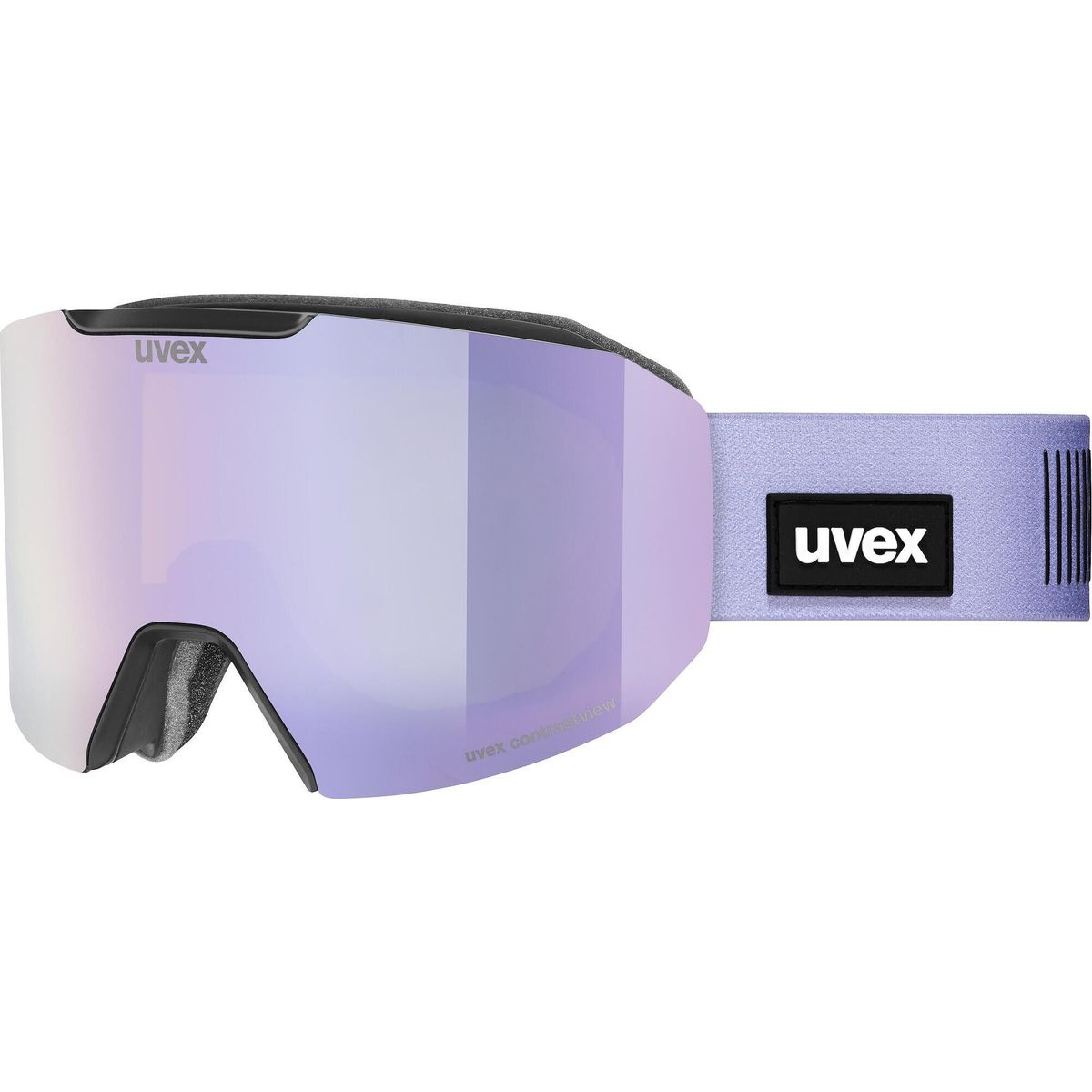 Uvex Evidnt Attract black matt mirror lavender one size S5506722330