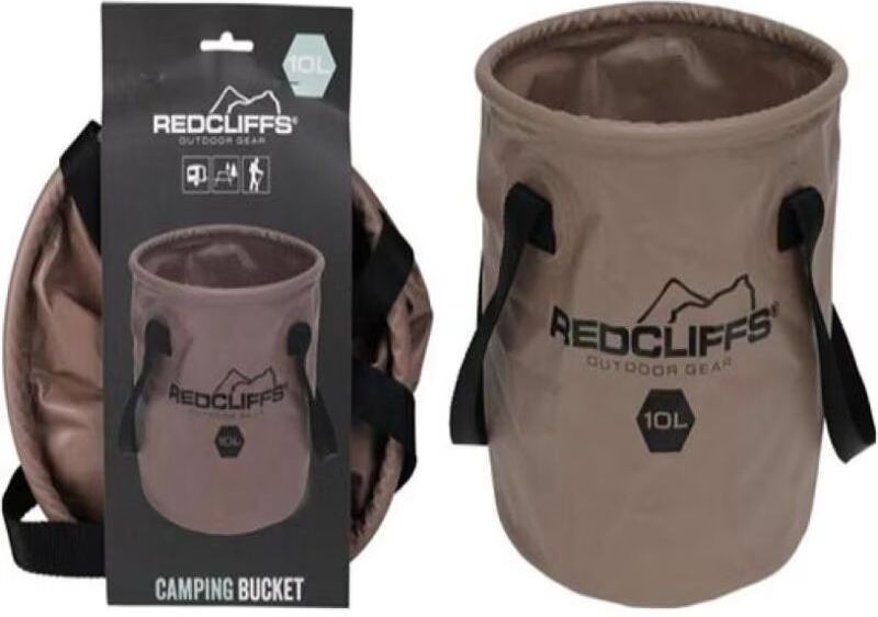 Cubo Plegable Redcliffs Para Jardín, Piscina Y Playa Marrón Talla Única Unisex