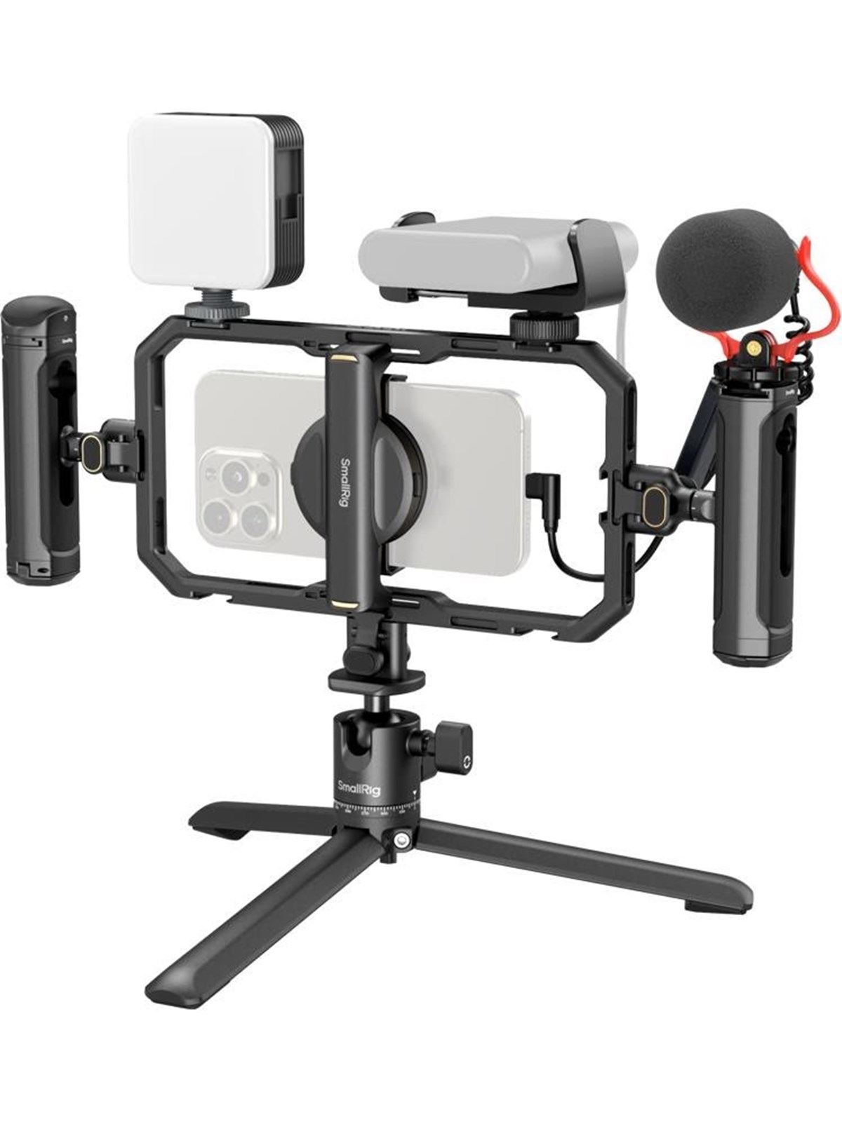 SmallRig 4704 All-in-One Video Kit for Smartphone Creators Qucik Pro Edition