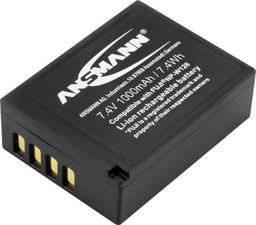 Ansmann Kamera-Akku ersetzt Original-Akku (Kamera) NP-W126 7.4V 1000 mAh