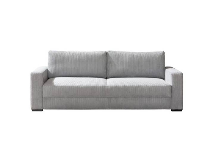 Dixx Divani Ricardo Schlafsofa in Cord mit Schlaffunktion und Bettkasten - Komfort-Funktion Funktionalität und Komfort, weicher Cordbezug, schnell in ein gemütliches Bett verwandelt, gemütlich gepolstert, mit zwei Rückenkissen Schlaffunktion Zeitlos