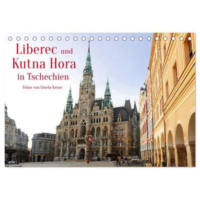 Liberec und Kutna Hora in Tschechien (Tischkalender 2027 DIN A5 quer), CALVENDO Monatskalender