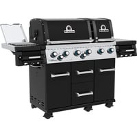 Gasgrill Imperial 690 IR schwarz/edelstahl, mit Infrarot-Seitenbrenner und Heckbrenner