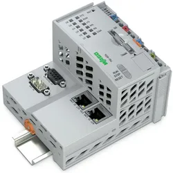 Wago 750-8214 Controller PFC200,2. Generation,2 x ETHERNET, RS-232/-485, CAN, CANopen,lichtgrau 7508214