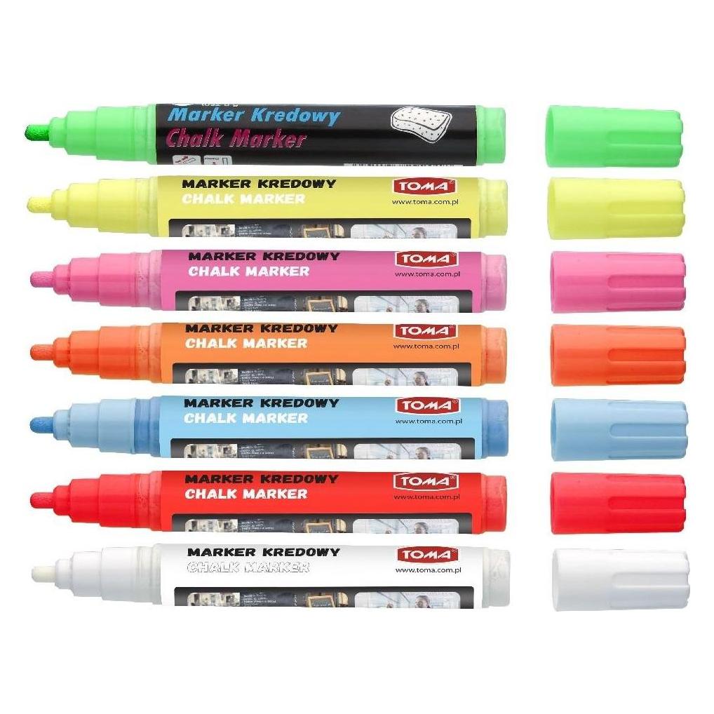 TOM Kreidemarker 4,45 mm 4 Farben (TO-29204) (4x) (TO-29204)