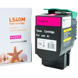 Toner kompatibel zu Lexmark 540H/ C540H1MG magenta