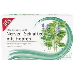 H&S Nerven- und Schlaftee mit Hopfen Filterbeutel 20X1.5 g