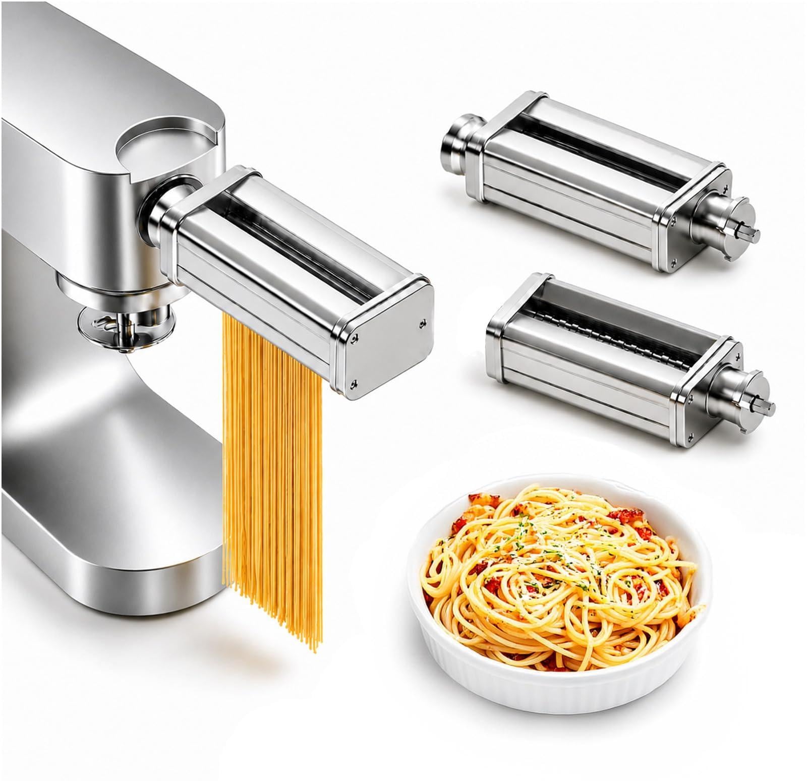 Kenwood 3-delige pasta-accessoire set van roestvrij staal