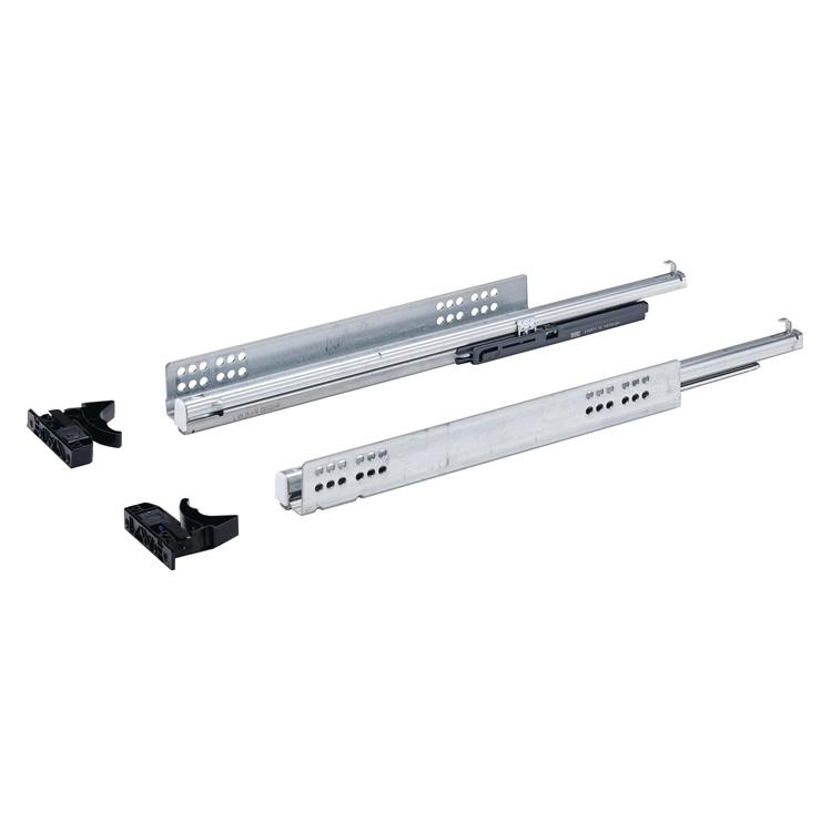 Hettich Schubladenschiene Vollauszug Quadro V6 Silent System 450 mm verzinkt 2 Stück (9081046)