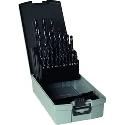 Spiralbohrer-Set 16 DIN 338 HSCO N db.Ø1,0-5,9mm0,1mmsteigend