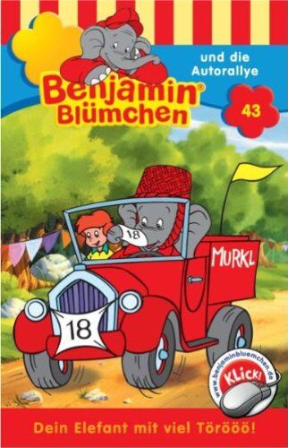 Benjamin Blümchen - Benjamin Bluemchen - Folge 43: Die Autorallye [Musikkassette] [Musikkassette] - Preis vom 09.10.2026 07:28:09 h