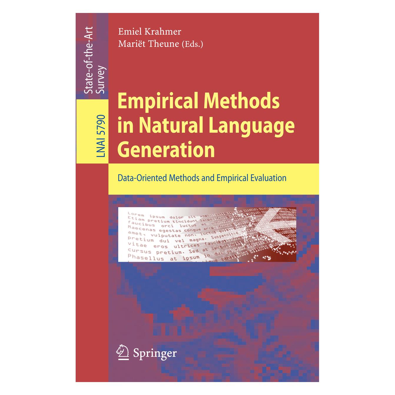Springer Empirical Methods in Natural Language Generation (Englisch, Softcover, Emiel Krahmer, Mariet Theune) (55514532)