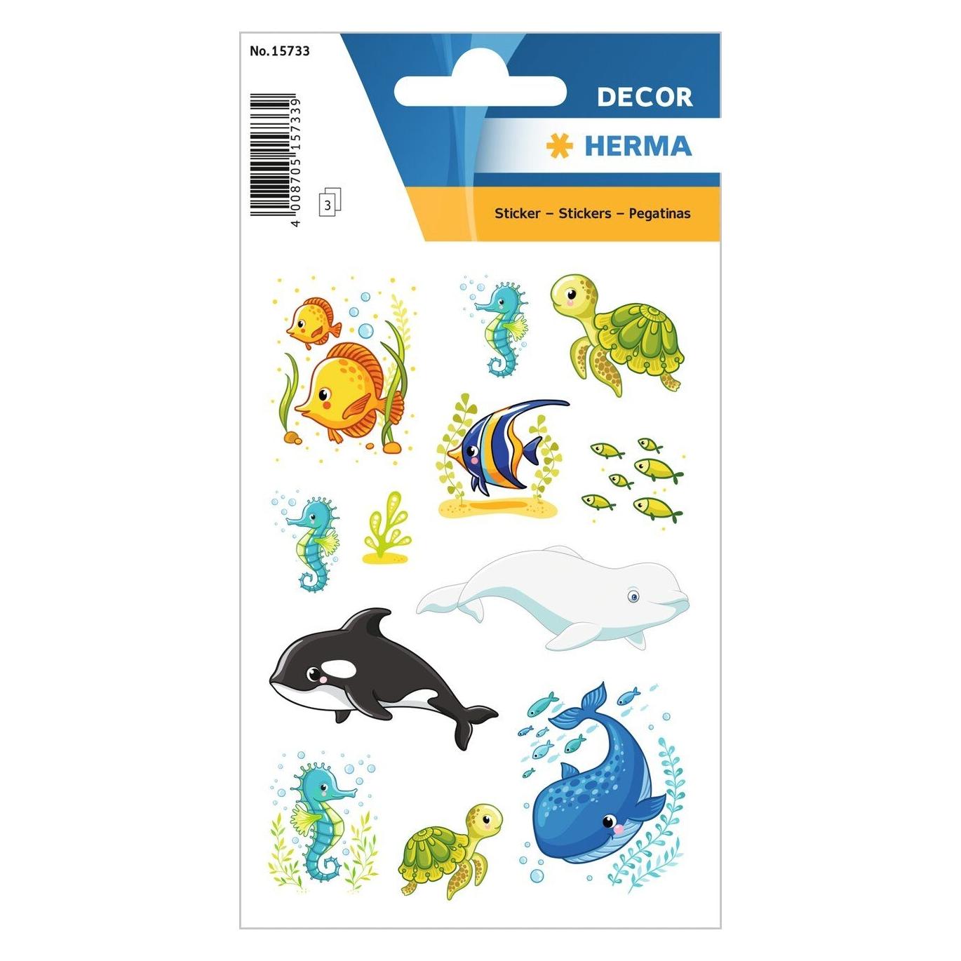 HERMA Sticker Wale (36 Sticker) (15733)