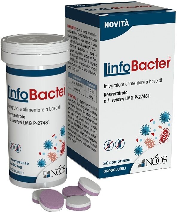 NOOS Srl LinfoBacter, 30 compresse orosolubili