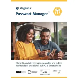 Steganos Passwort-Manager 2024, 5 Geräte - 1 Jahr, Passwortverwaltung, Download