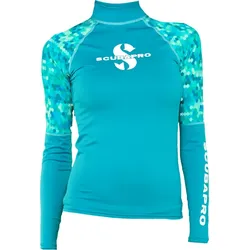 Scubapro Rash Guard UPF-50 - Damen - Langarm - Caribbean - Gr. XL