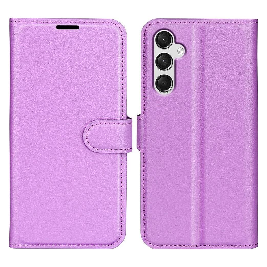 Cover-Discount Galaxy A25 5G - Leder Etui Hülle violett (Samsung Galaxy A25 5G) (660163123H)