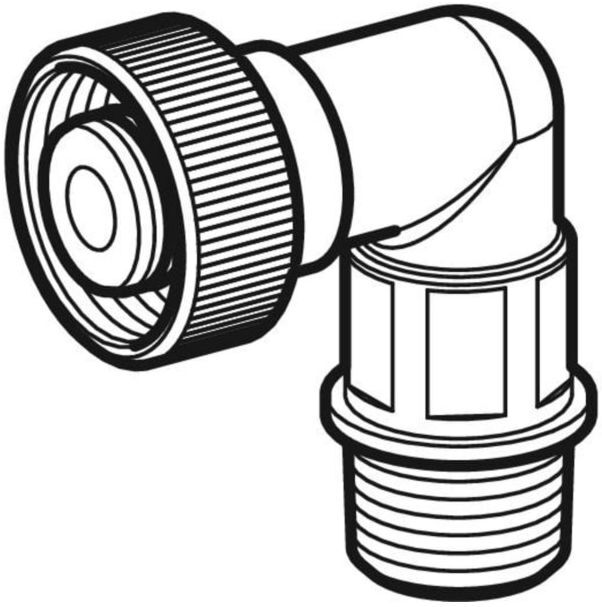 Geberit Anschlussnippel UR-Strg. 1/2" gebogen 242131001 für UR-Steuerungen ab 2009