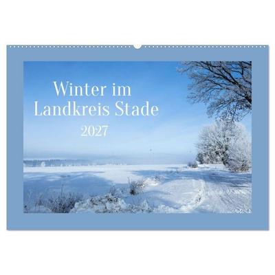 Winter im Landkreis Stade (Wandkalender 2027 DIN A2 quer), CALVENDO Monatskalender