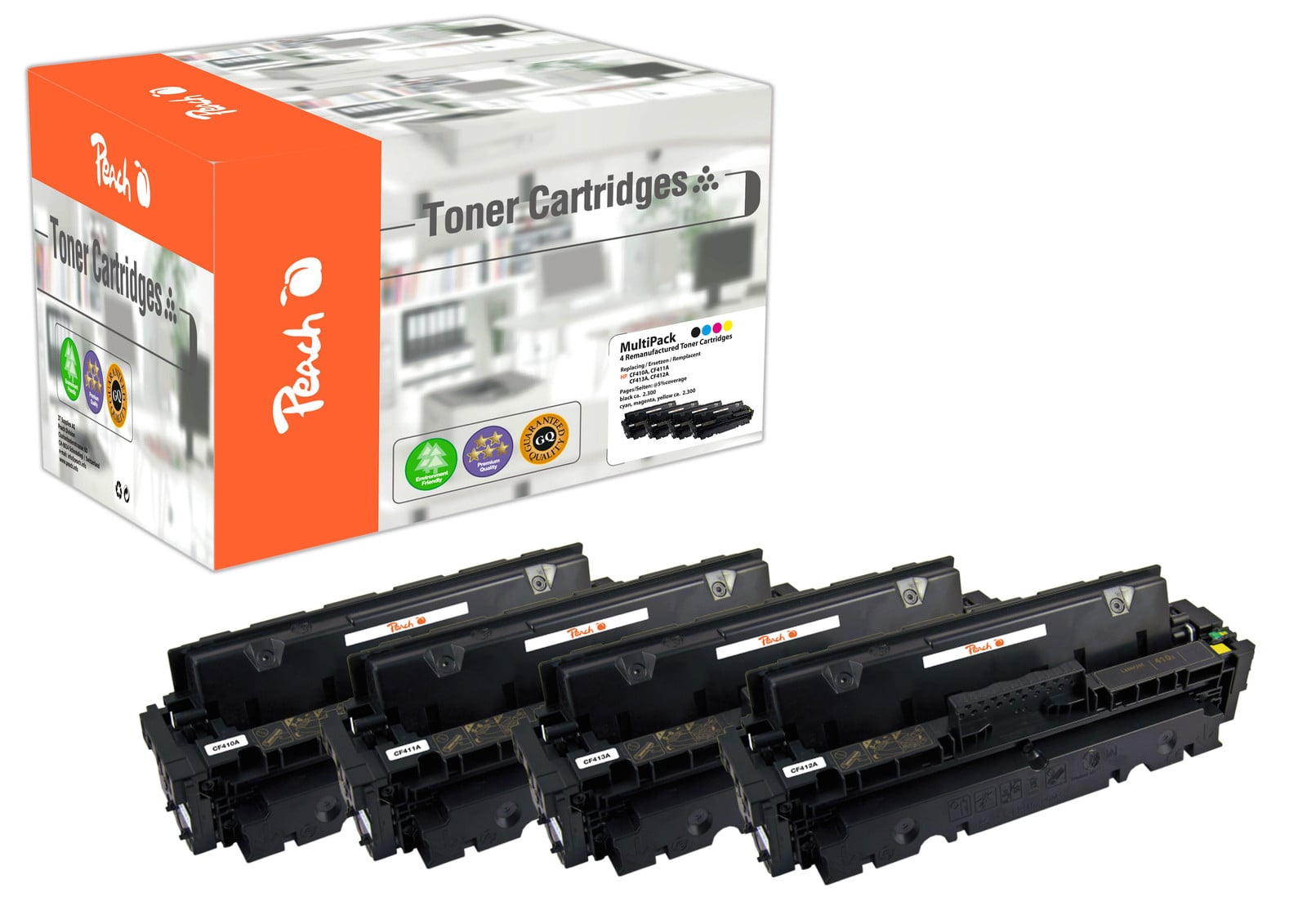 Peach PT815 Toner Multi-pack compatibel met HP 410A