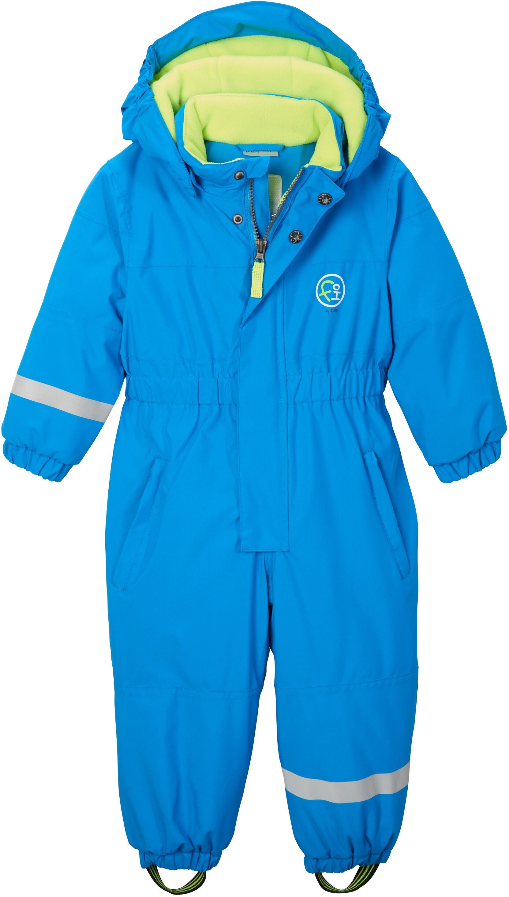 Overall "FIW 39 MNS ONPC", Mädchen, Gr. 110/116, Normalgrössen, blau (himmelblau), Obermaterial: 100% Polyester.Futter: 100% Polyester.Füllung: 100% Polyester, FIRST INSTINCT BY KILLTEC, Overalls Overall, Wasserdichter Skioverall mit Fleece, Kinnschutz un