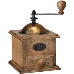 PEUGEOT Kaffeemühle ANTIQUE 21cm Buchenholz Edelstahl Manuell Handkaffeemühle