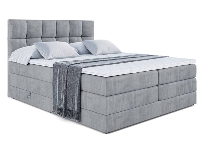 Boxspringbett RICAR KING 160x200 cm Grau - Casablanca 2314