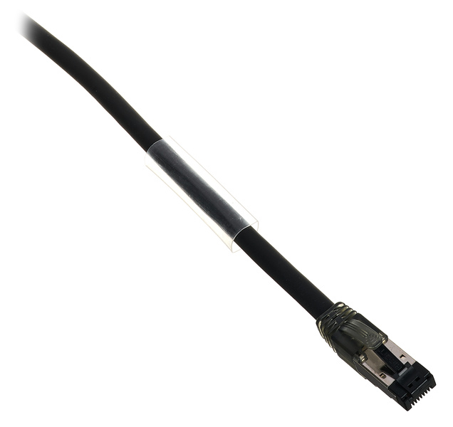 Hicon CAT6A Armored Cable 10G 2m nero