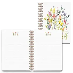 LUMA KARTENEDITION Notizbuch »Classic Wildblumen« liniert A5 100 Seiten mehrfarbig, 15x21 cm