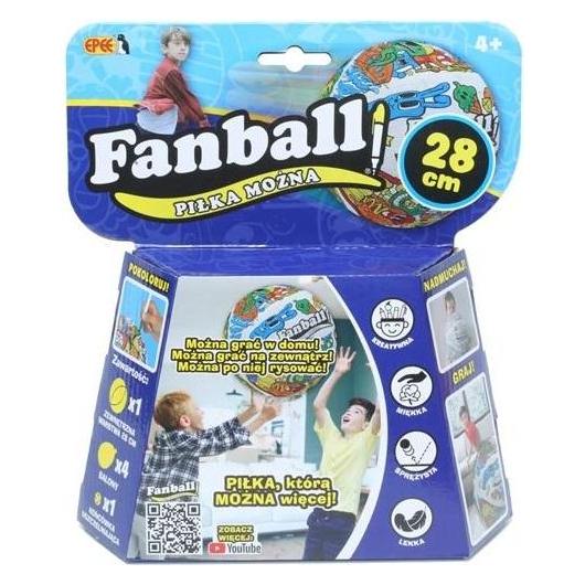 EPEE Fanball - Ball Mögliche, Ballonball zum Ausmalen, blau (43905264)