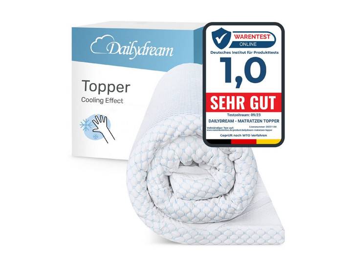 Dailydream, Topper mit kühlendem Effekt, H1/2, Memory Foam, Edition Cool Touch