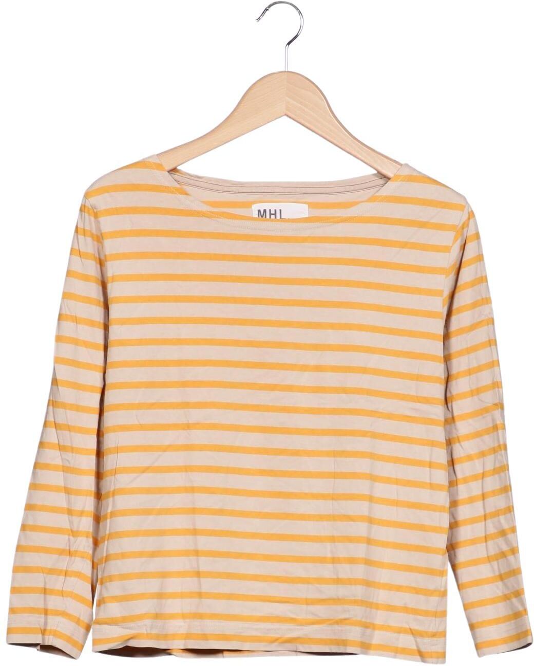 Margaret Howell Damen Langarmshirt, Mehrfarbig, Gr. S, Baumwolle - Second Hand