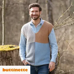 Strickanleitung – Herrenpullunder Merino Cotton