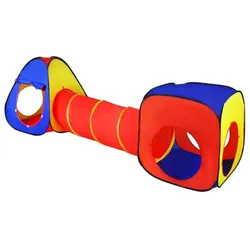 Kruzzel 3-teiliges Pop-Up Kinderspielzelt mit Tunnel