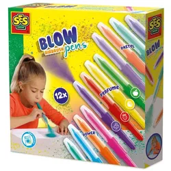 Ses, Malstifte, Blow airbrush pens - Power Pastell und Parfüm 12 St. (12x)
